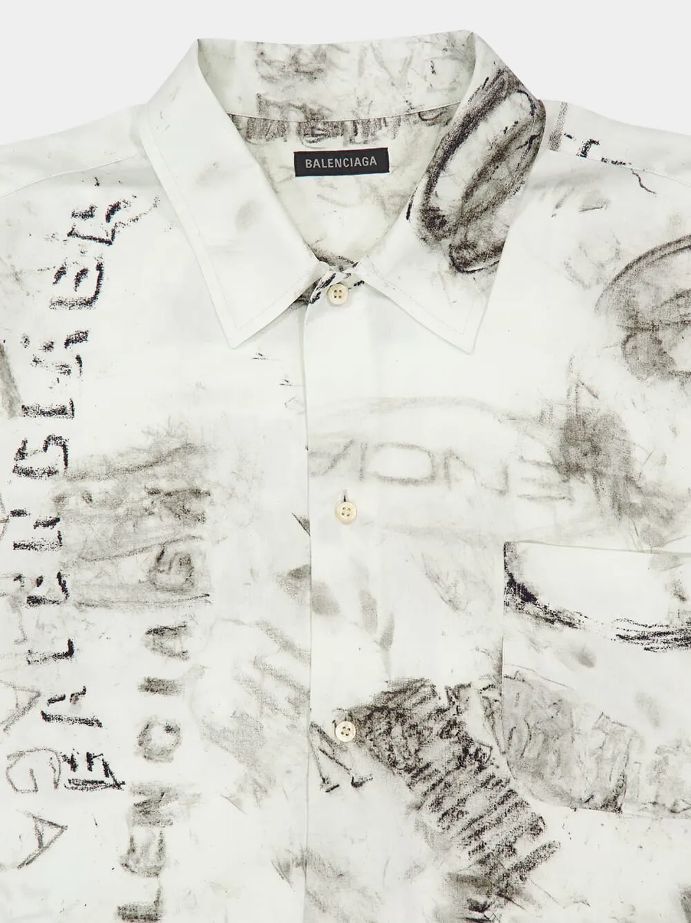 Graphite Grey Short Sleeve Minimal Shirt sold by Fashion Clinic product image thumbnail 3