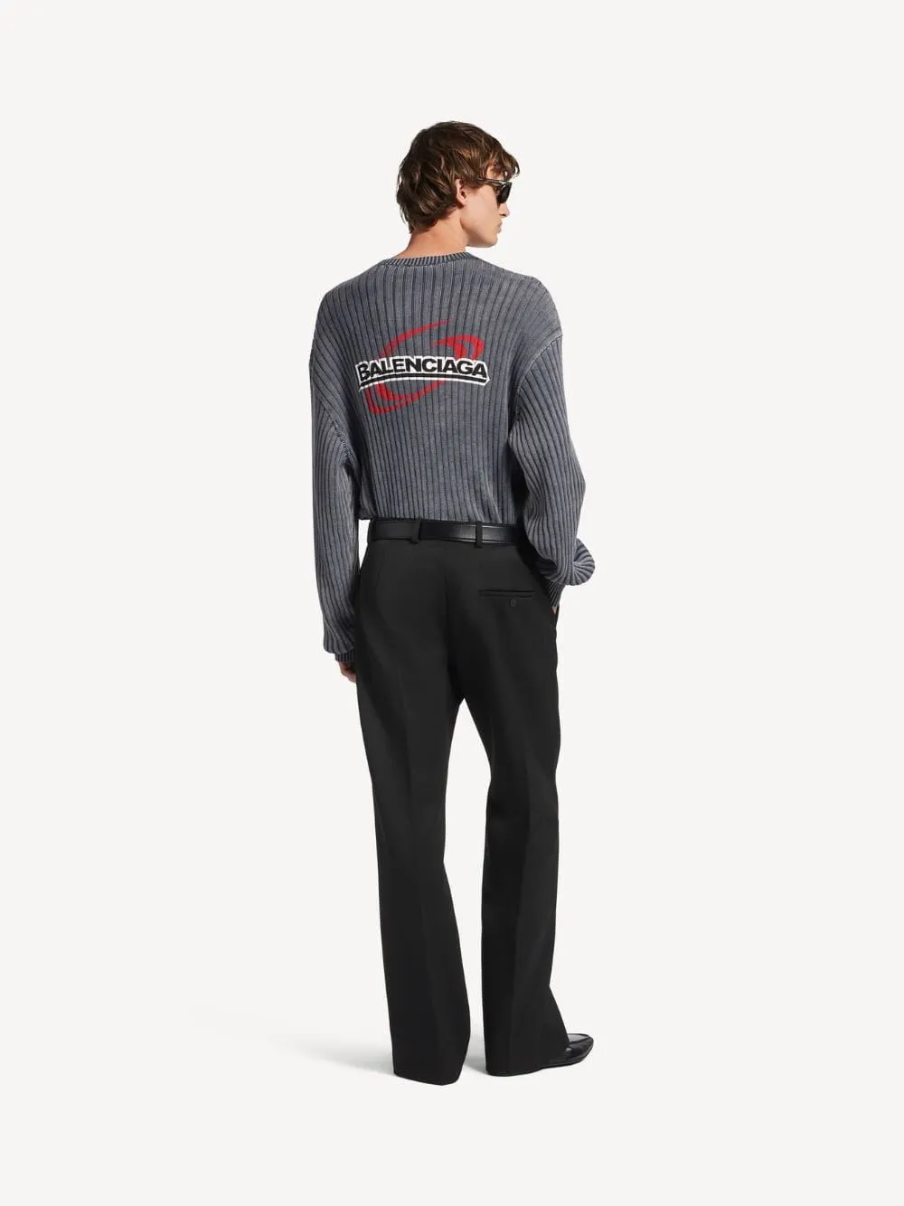 Black Too Far Wide-Leg Tailored Pants sold by Fashion Clinic product image thumbnail 3