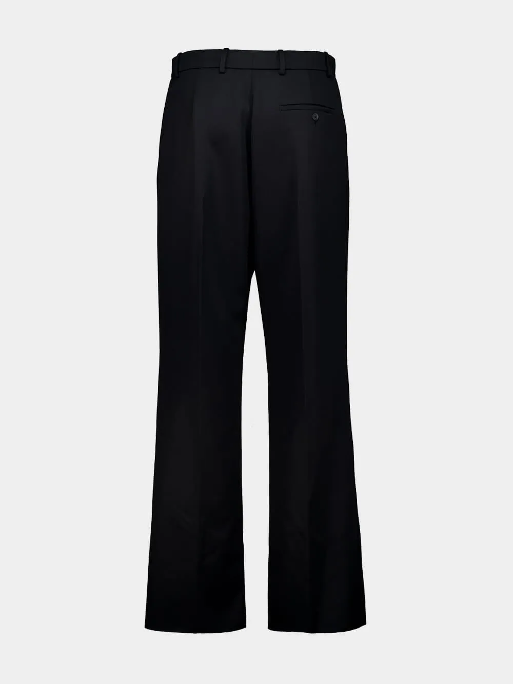 Black Too Far Wide-Leg Tailored Pants sold by Fashion Clinic product image thumbnail 4