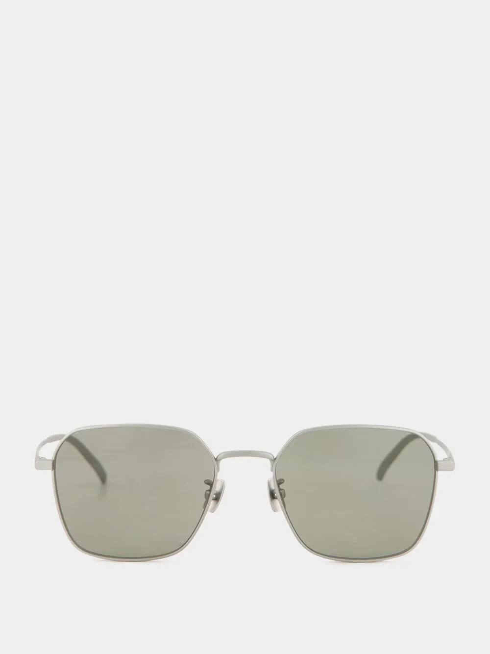 Silver Square Titanium Sunglasses sold by Fashion Clinic