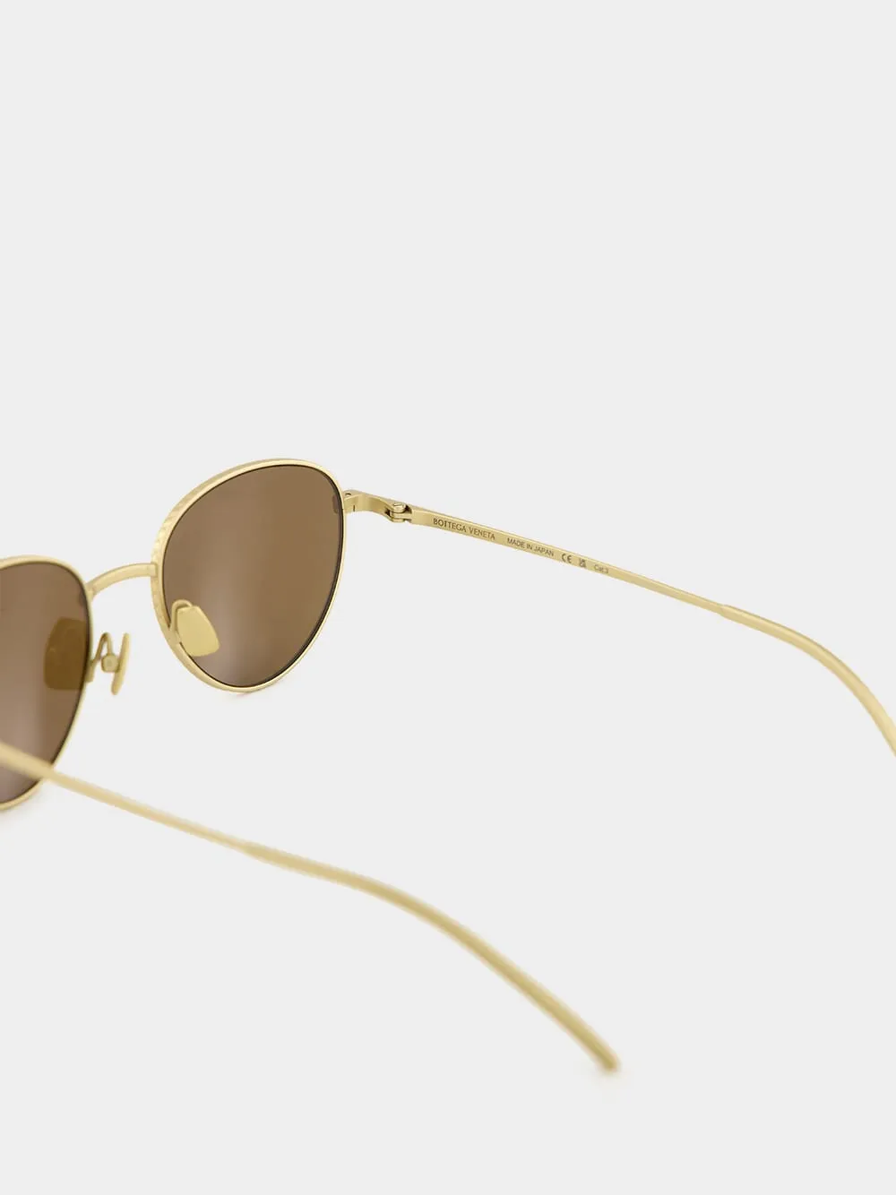 Bronze Brown Intrecciato Panthos Sunglasses sold by Fashion Clinic product image thumbnail 5