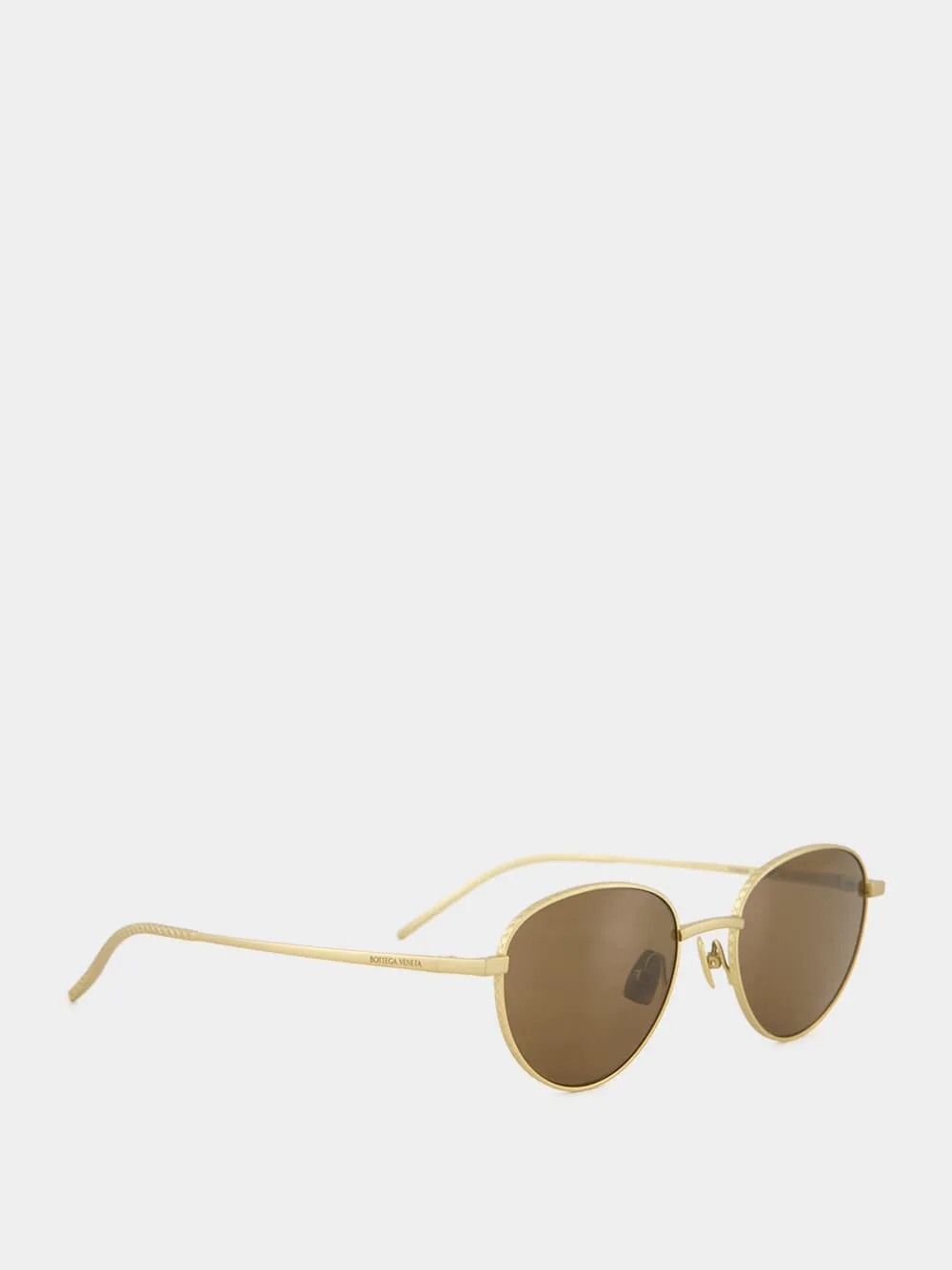 Bronze Brown Intrecciato Panthos Sunglasses sold by Fashion Clinic product image thumbnail 3