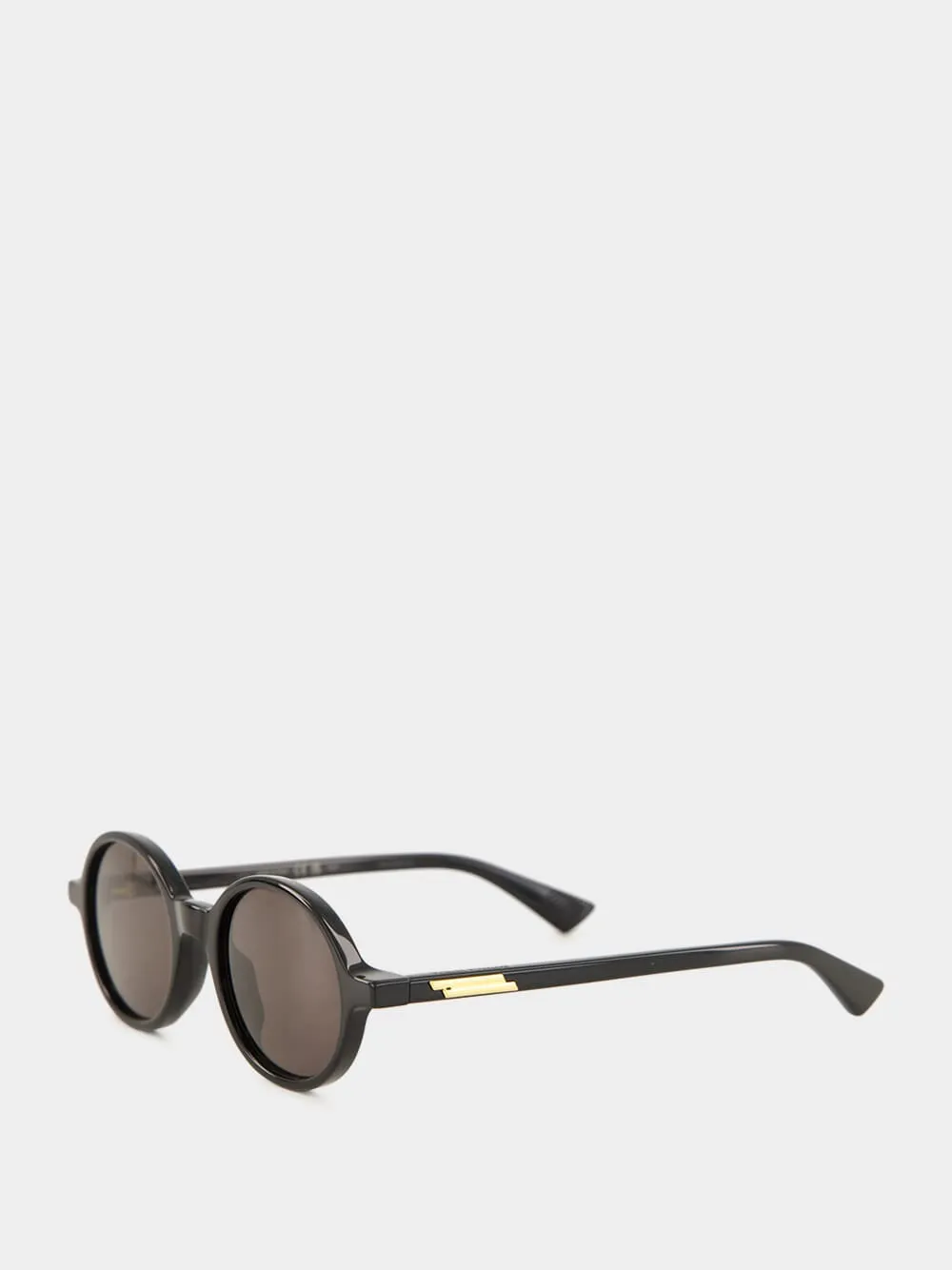 Black Grey Classic Round Sunglasses sold by Fashion Clinic product image thumbnail 4