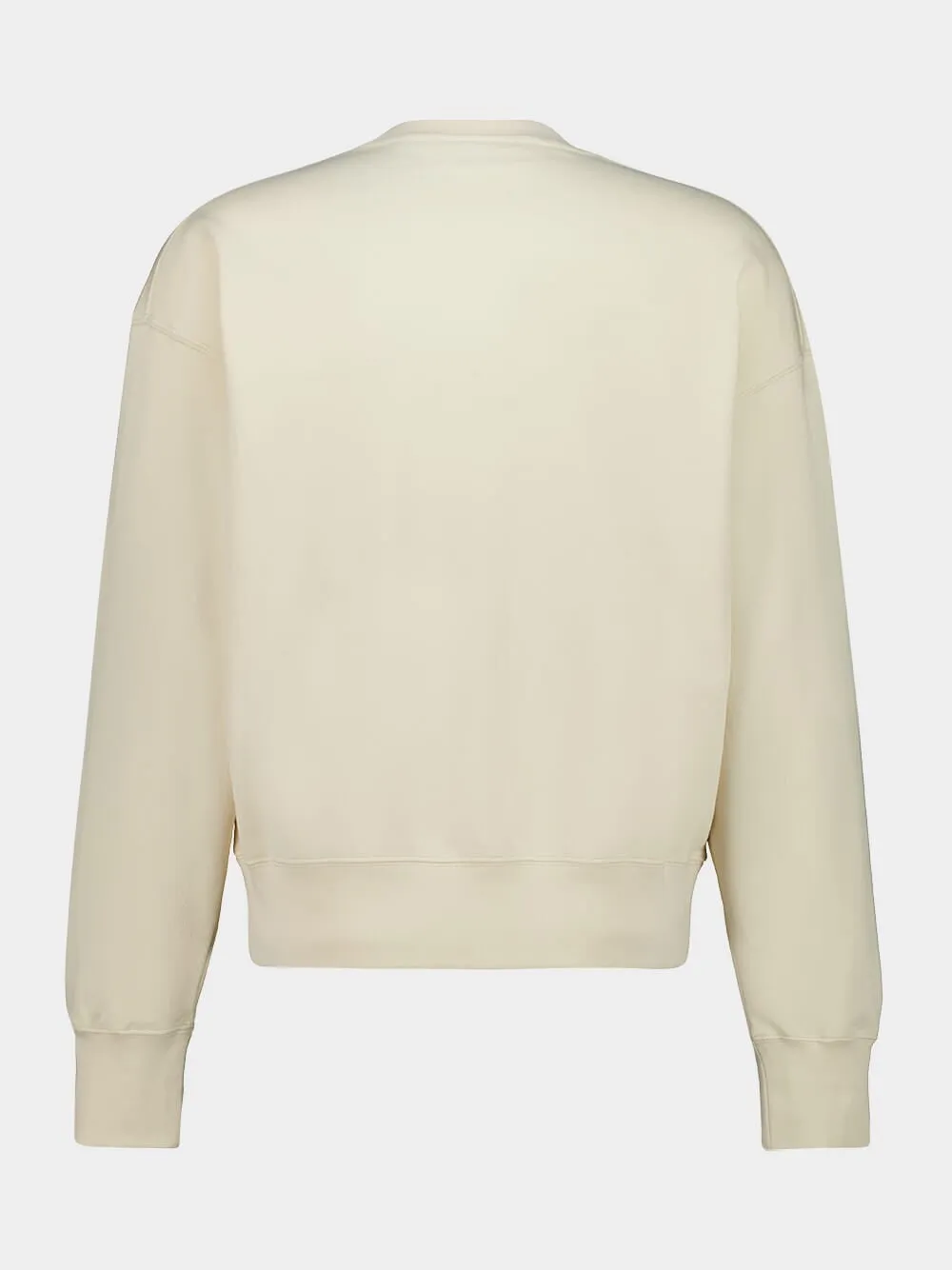 Ivory Flocked Logo Sweatshirt sold by Fashion Clinic product image thumbnail 2