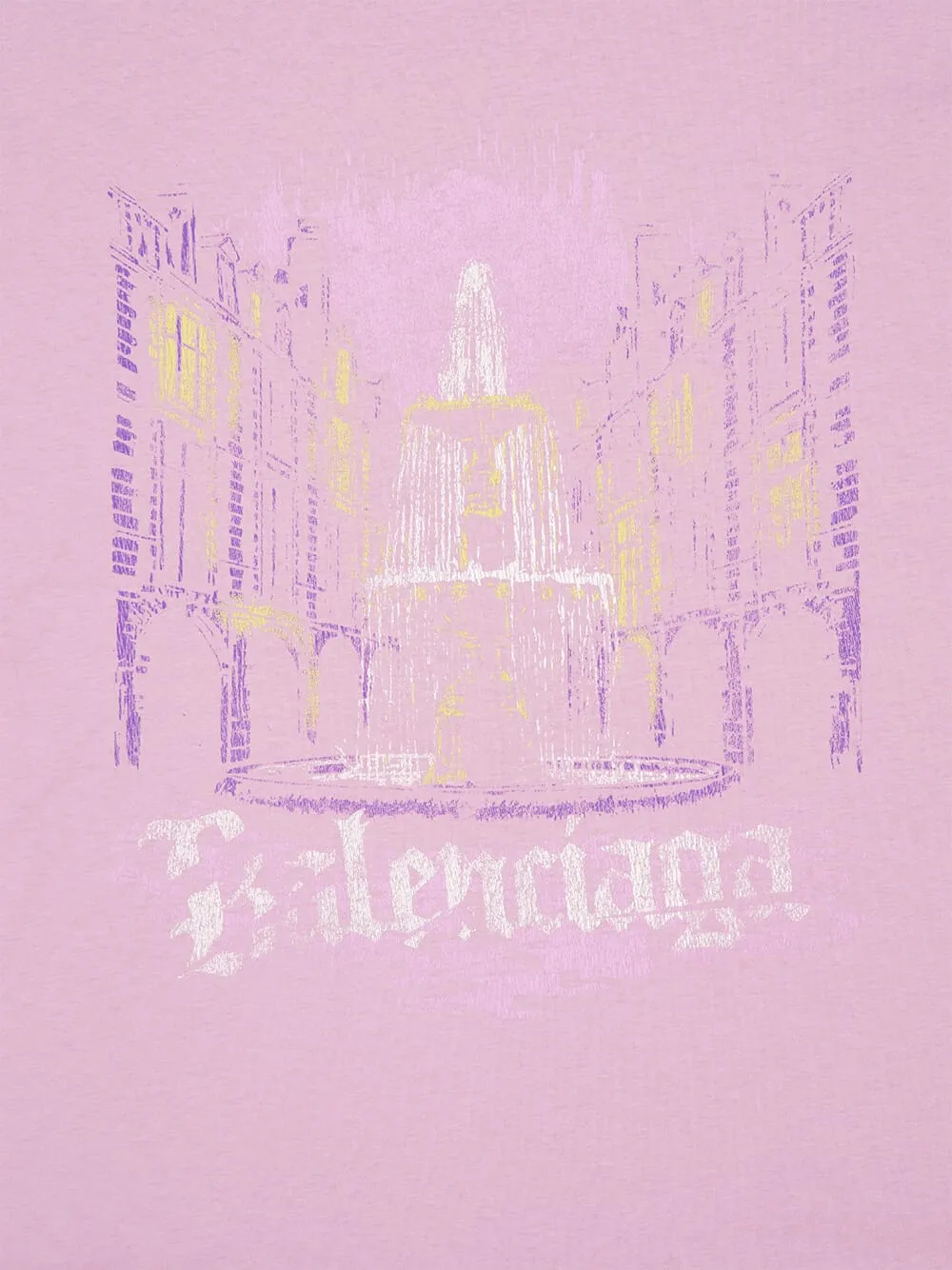 Old Pink Graphic Cotton T-Shirt sold by Fashion Clinic product image thumbnail 4