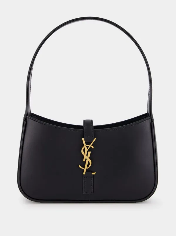 Black Mini Le 5 À 7 Leather Bag made by Yves Saint Laurent