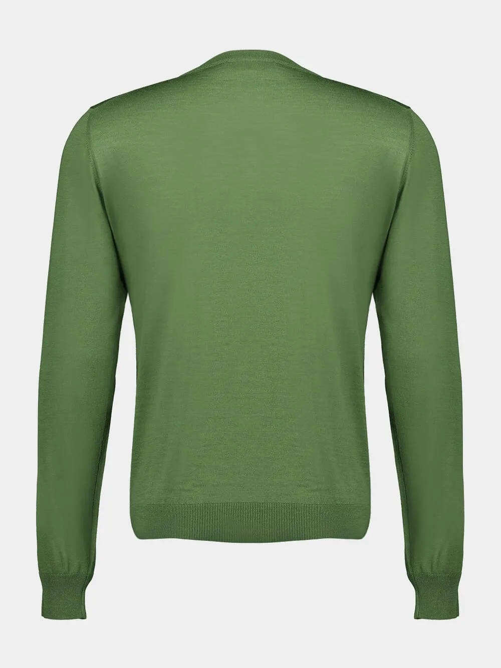 Green Crewneck Cashmere Sweater sold by Fashion Clinic product image thumbnail 2