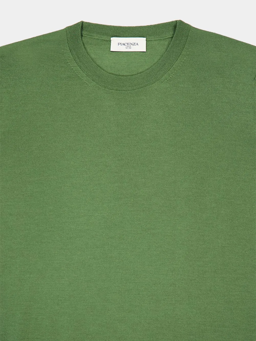Green Crewneck Cashmere Sweater sold by Fashion Clinic product image thumbnail 3