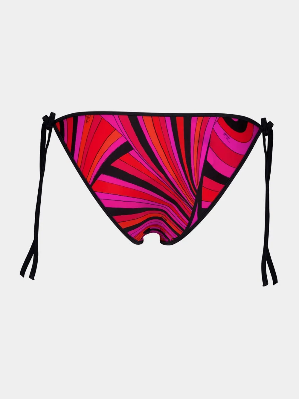Fuchsia and Black Iride Print Bikini Bottom sold by Fashion Clinic product image thumbnail 2