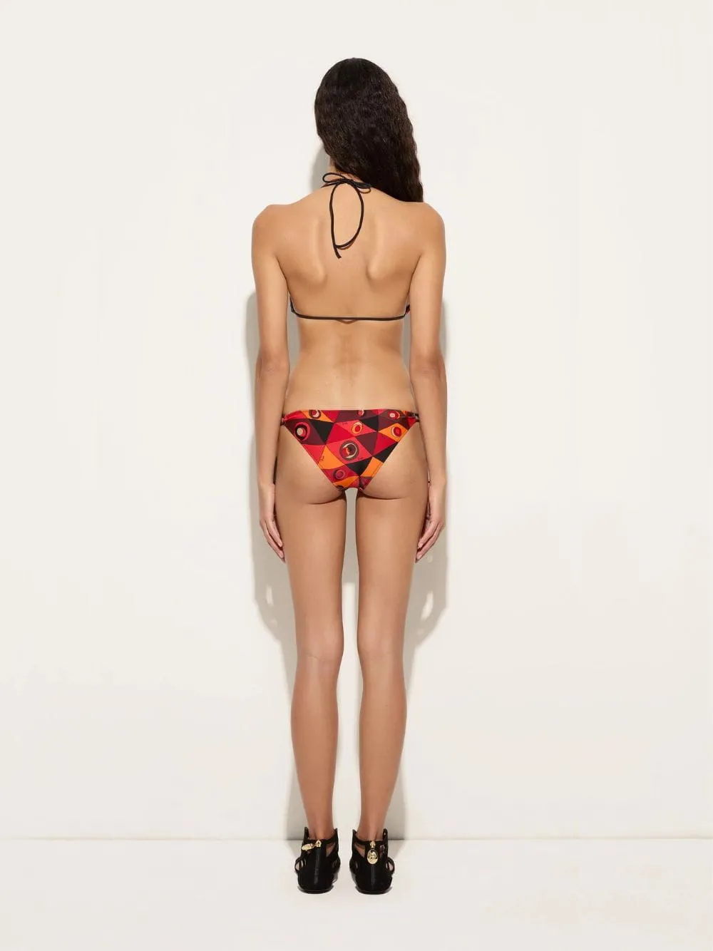 Black and Orange Occhi Bikini Top sold by Fashion Clinic product image thumbnail 4