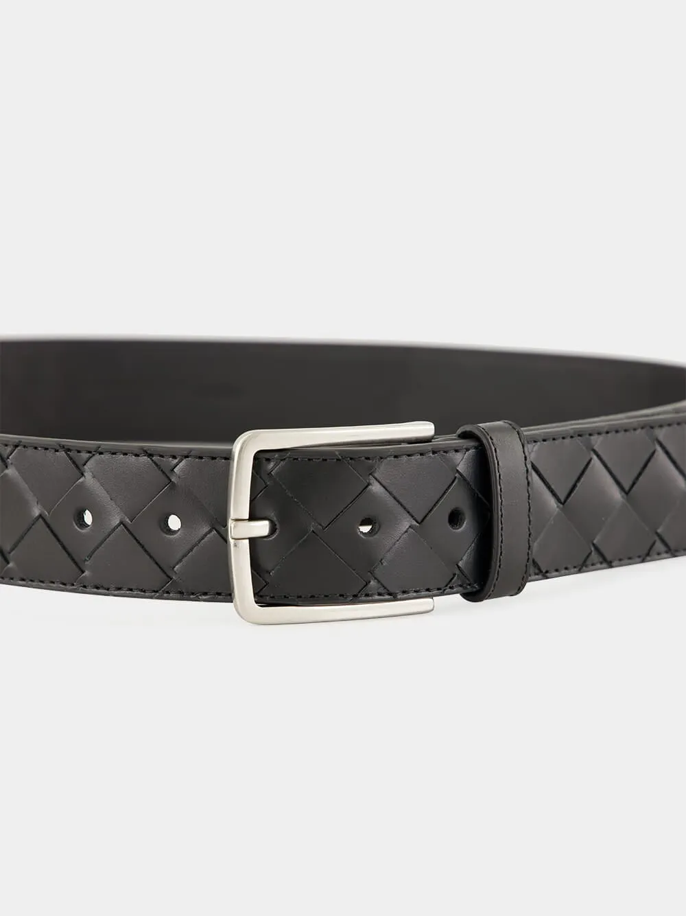 Black Intrecciato Belt sold by Fashion Clinic product image thumbnail 3