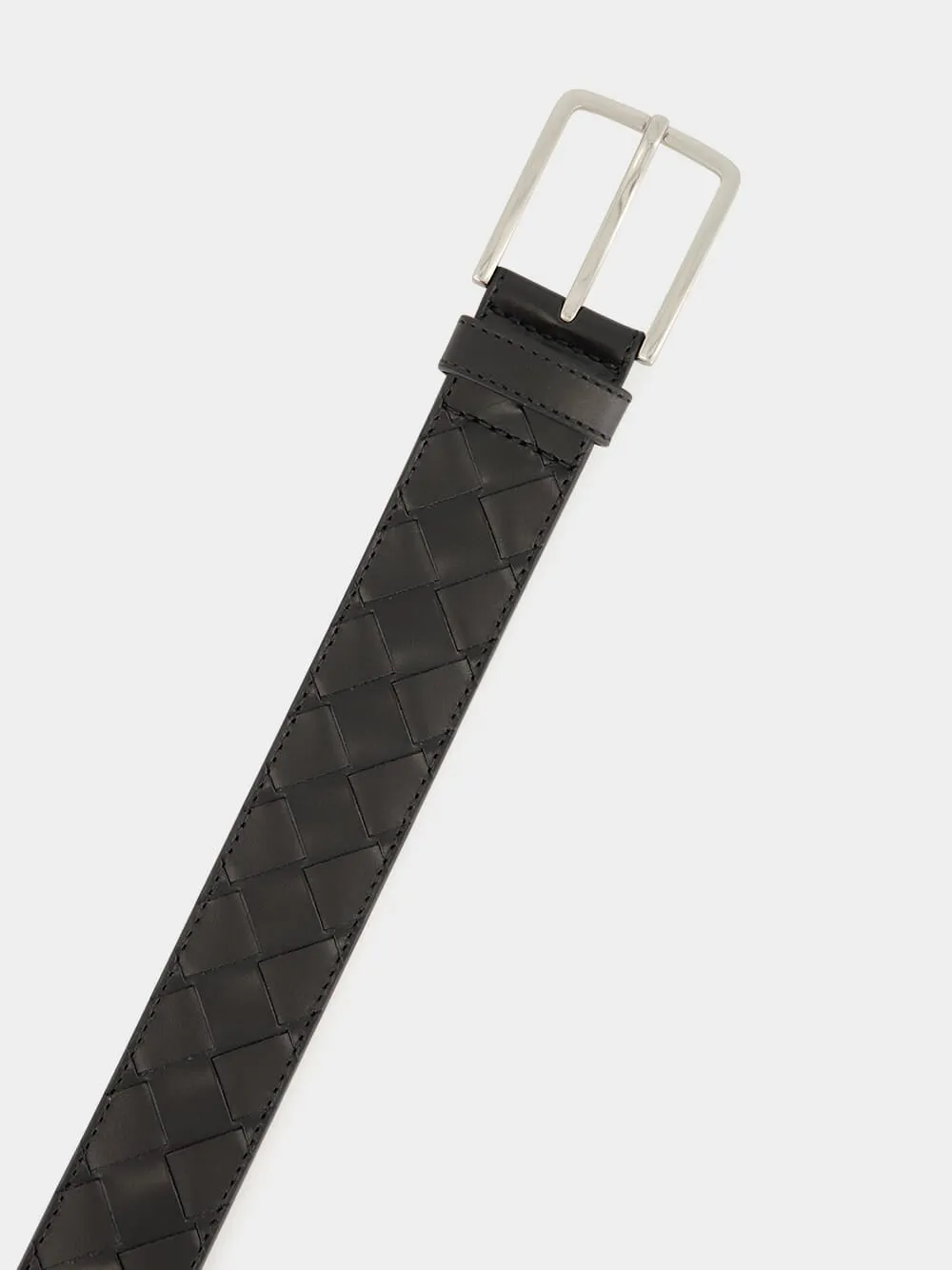 Black Intrecciato Belt sold by Fashion Clinic product image thumbnail 2