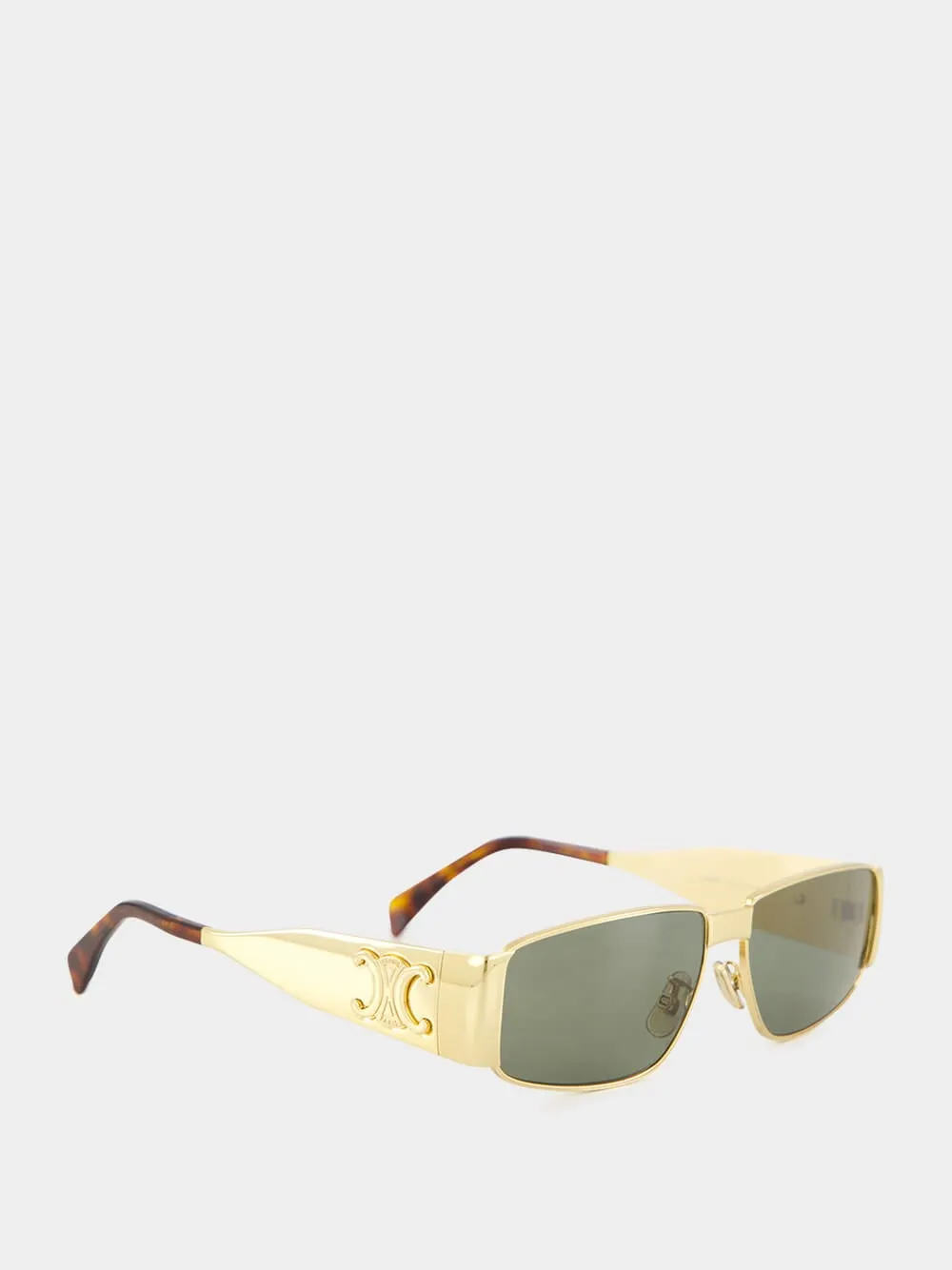 SUNGLASSES RECTANGULAR TRIOMPHE METAL 06 sold by Fashion Clinic product image thumbnail 2