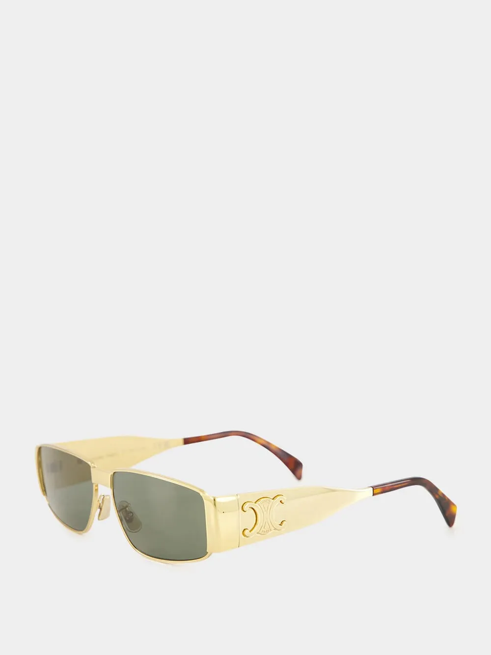 SUNGLASSES RECTANGULAR TRIOMPHE METAL 06 sold by Fashion Clinic product image thumbnail 3