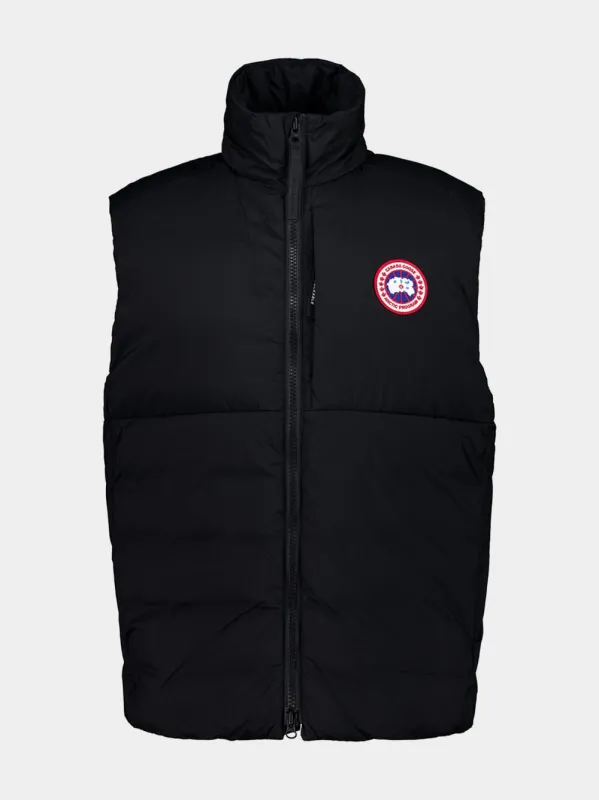 Black Lodge Down Vest made by Fashion Clinic
