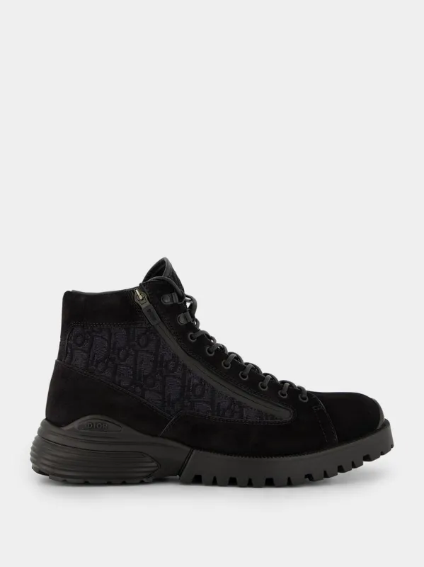 BOOTS COMBAT ANKLE LEATHER made by Dior