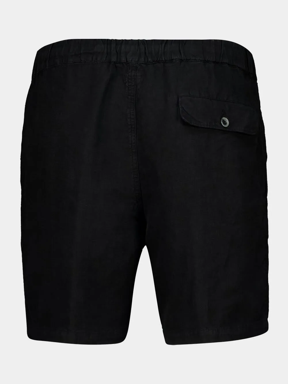 Black Linen Bermuda Shorts sold by Fashion Clinic product image thumbnail 2