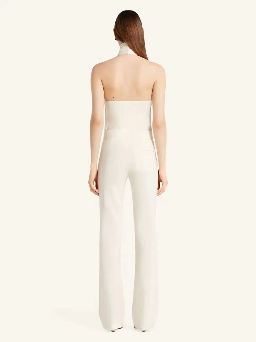 Natural Beige Ellipse Mockneck Sleeveless Top sold by Fashion Clinic product image thumbnail 4