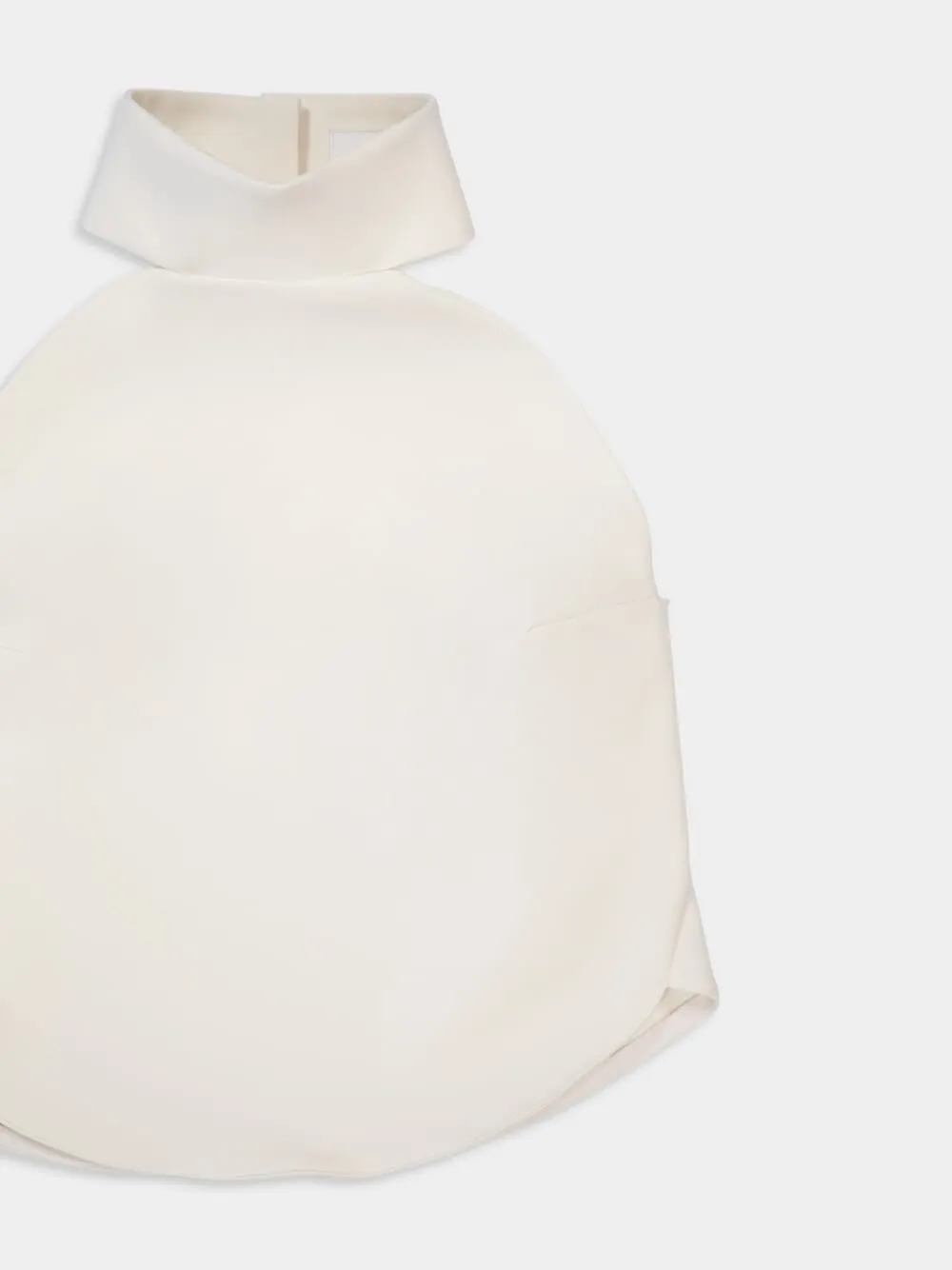 Natural Beige Ellipse Mockneck Sleeveless Top sold by Fashion Clinic product image thumbnail 5