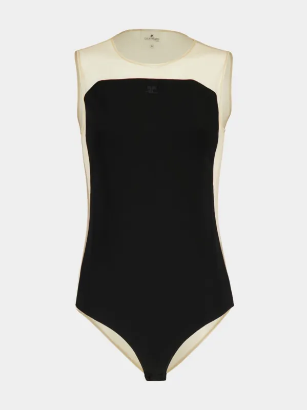 Black Illusion Sunshield Body made by Courreges