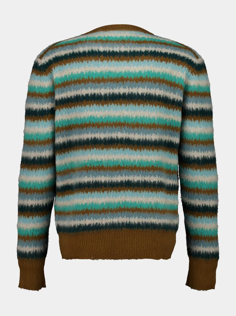 Multicolour Brushed Cashmere Crewneck Jumper sold by Fashion Clinic product image thumbnail 2