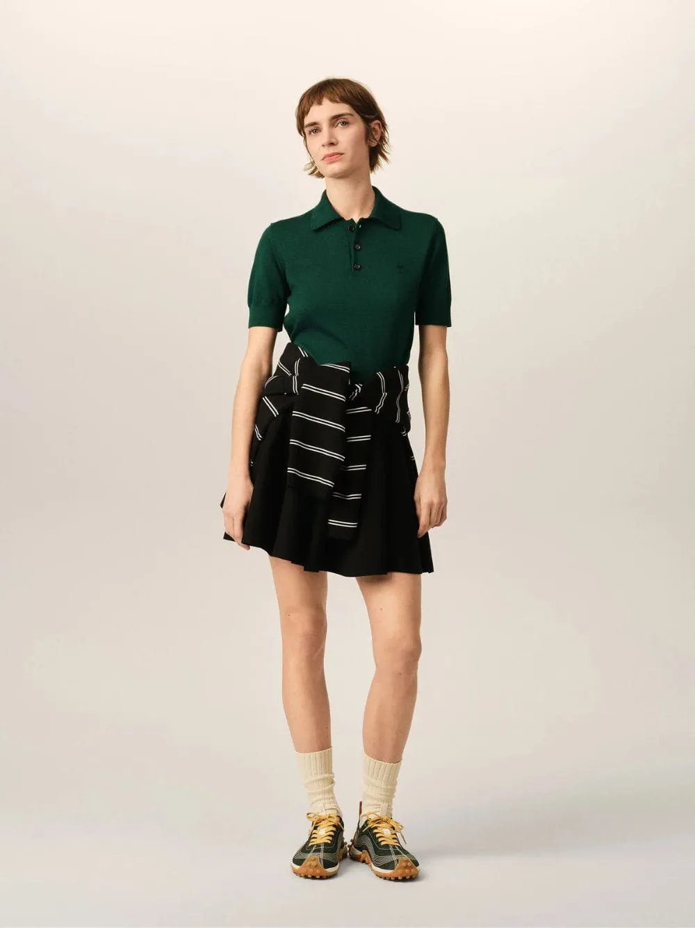 Bottle Green Ami De Coeur Polo sold by Fashion Clinic product image thumbnail 2