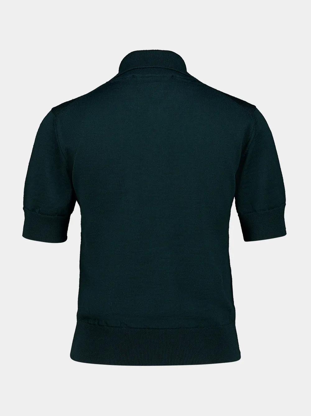 Bottle Green Ami De Coeur Polo sold by Fashion Clinic product image thumbnail 3