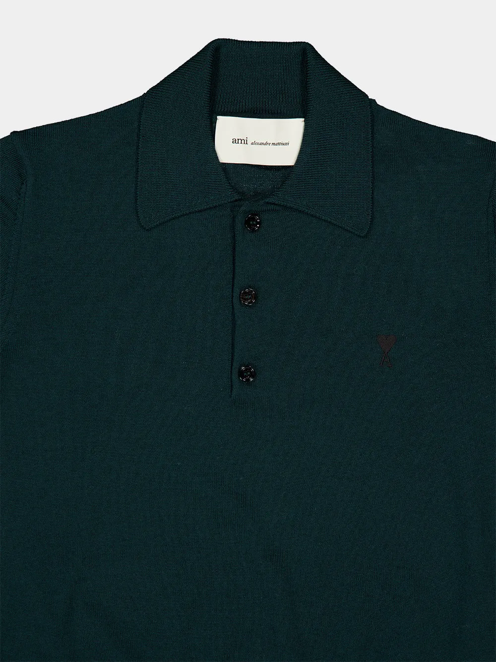 Bottle Green Ami De Coeur Polo sold by Fashion Clinic product image thumbnail 4