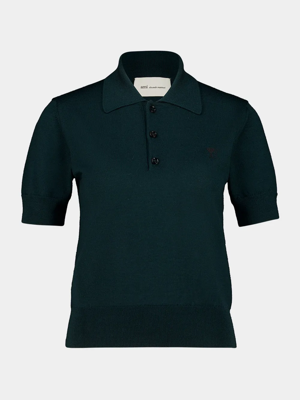 Bottle Green Ami De Coeur Polo sold by Fashion Clinic