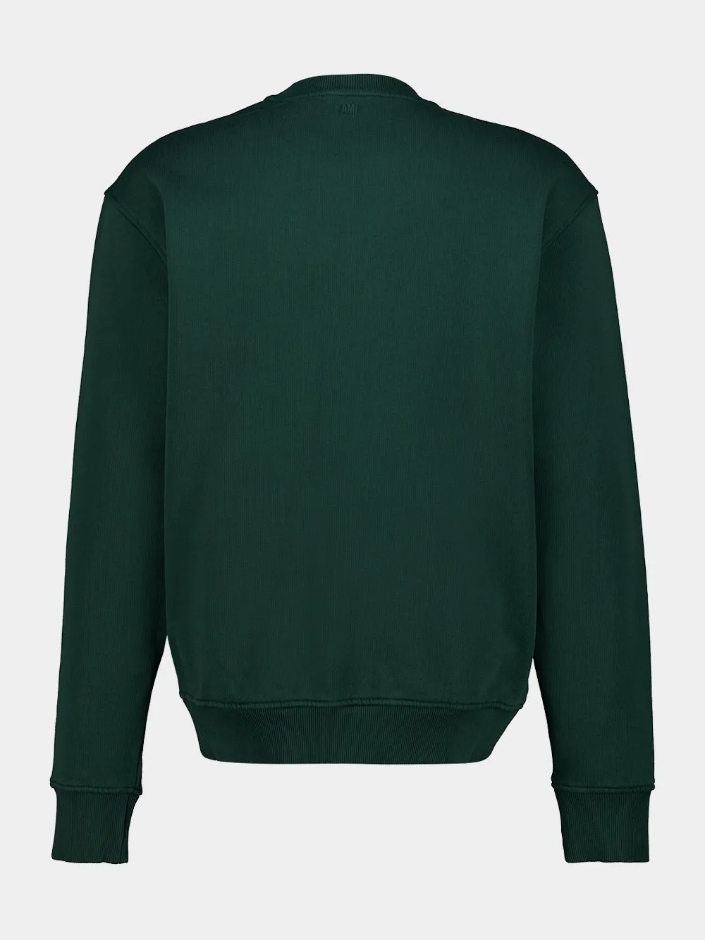 Bottle Green Ami De Coeur Cotton Sweatshirt sold by Fashion Clinic product image thumbnail 4