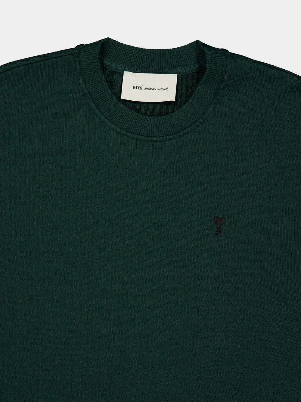 Bottle Green Ami De Coeur Cotton Sweatshirt sold by Fashion Clinic product image thumbnail 5