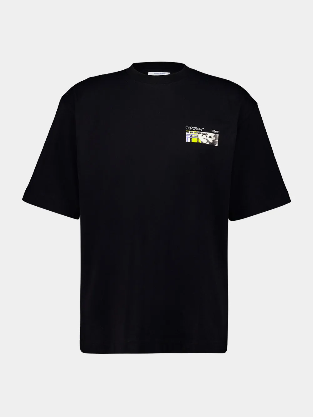 Black Industrial Arrow Cotton T-Shirt sold by Fashion Clinic