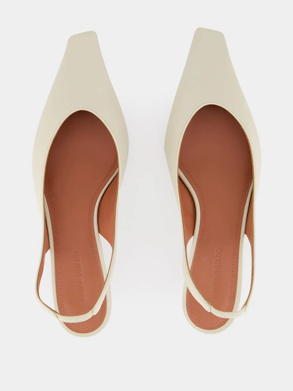 Almond Jamie Slingback Mid-Heel Pumps sold by Fashion Clinic product image thumbnail 5