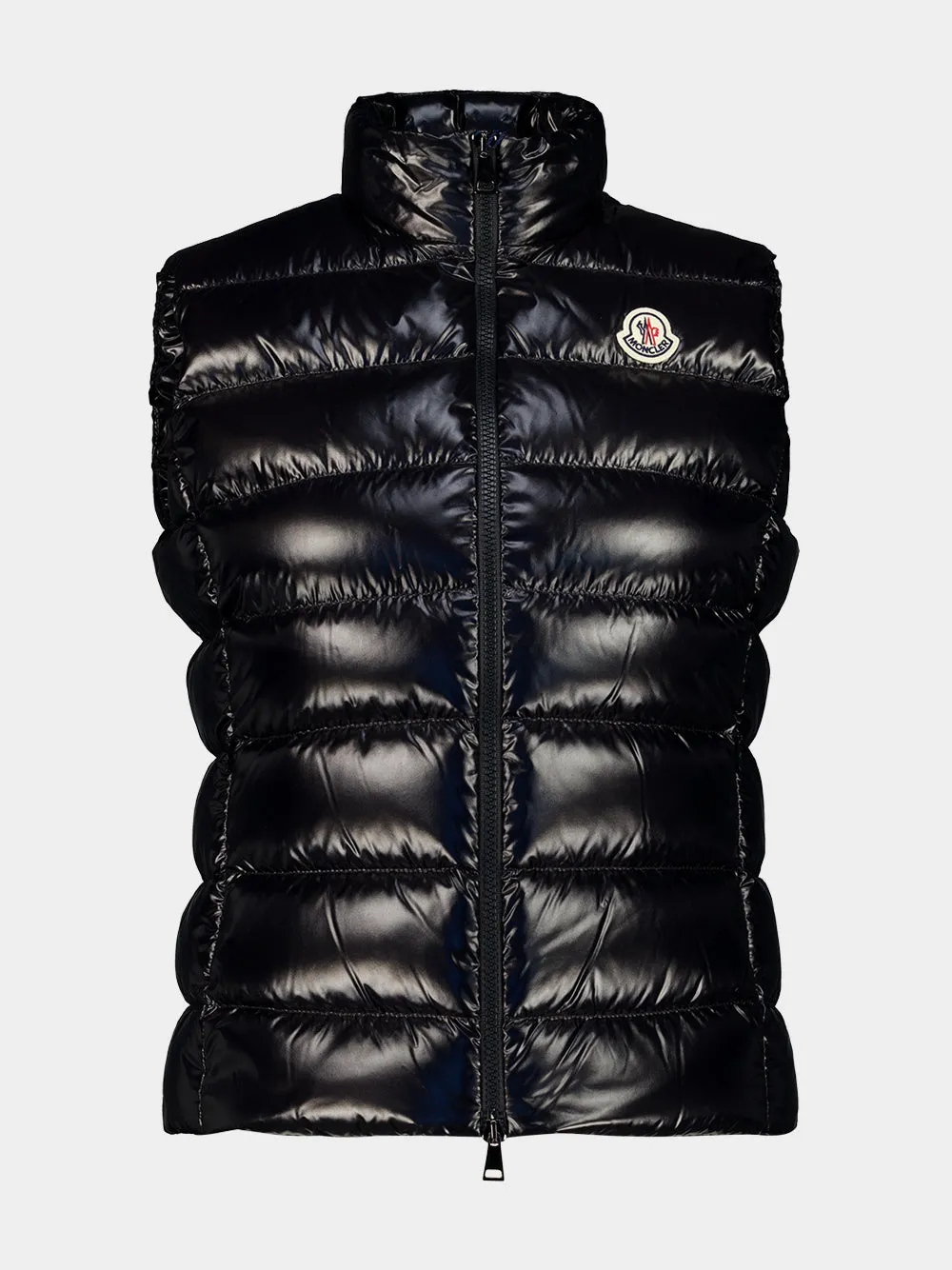 Black Ghany Quilted Down Gilet sold by Fashion Clinic product image thumbnail 2