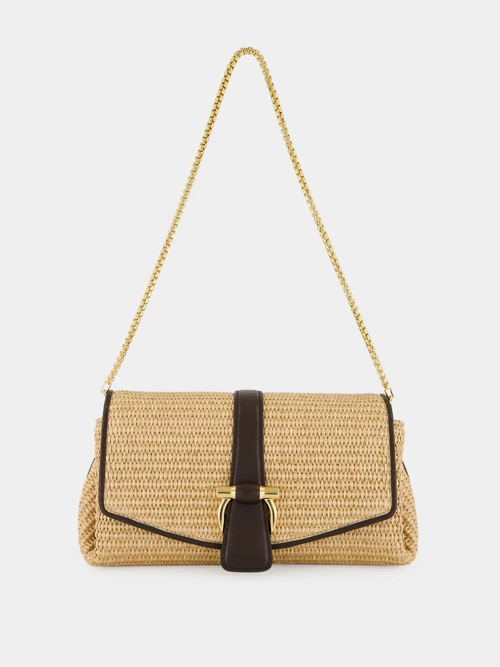 Natural Raffia Mia Extra Small Crossbody Bag sold by Fashion Clinic