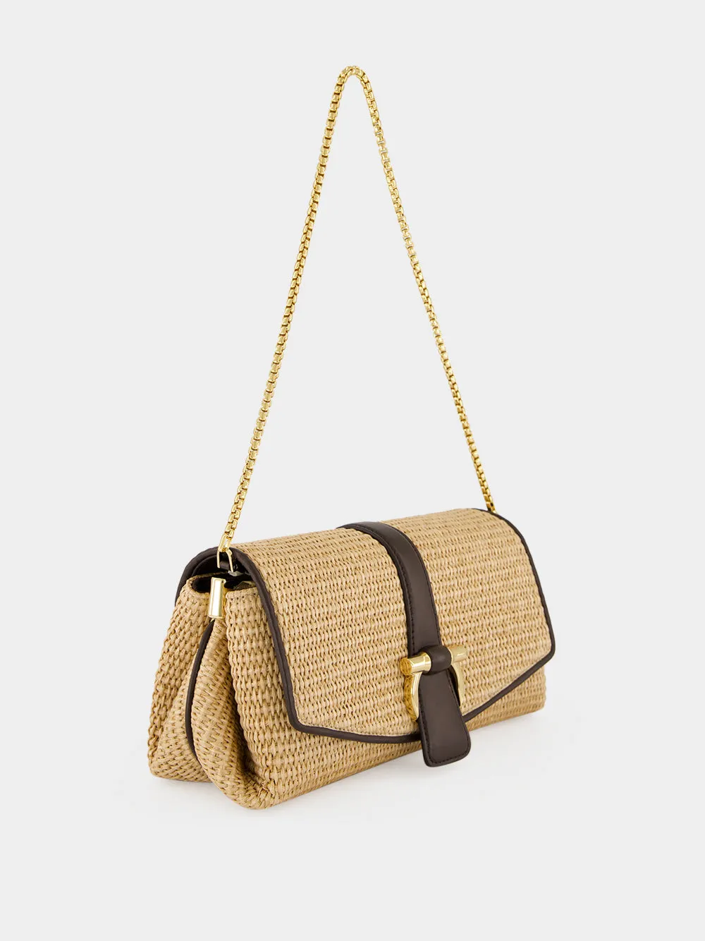 Natural Raffia Mia Extra Small Crossbody Bag sold by Fashion Clinic product image thumbnail 3