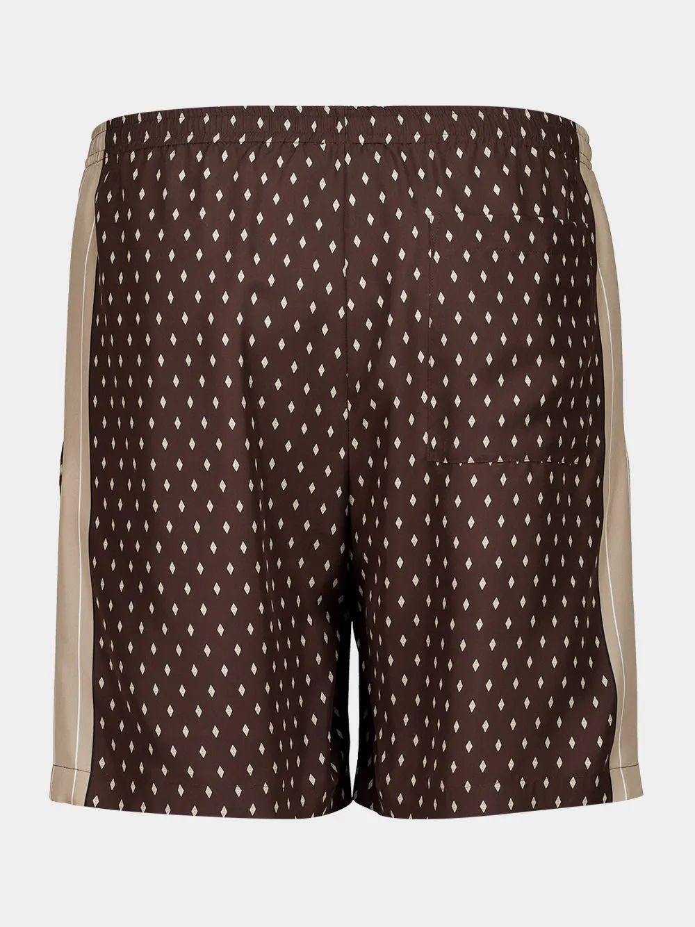 Espresso Silk Bermuda Shorts sold by Fashion Clinic product image thumbnail 2