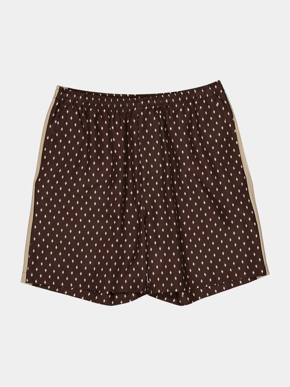 Espresso Silk Bermuda Shorts sold by Fashion Clinic product image thumbnail 5
