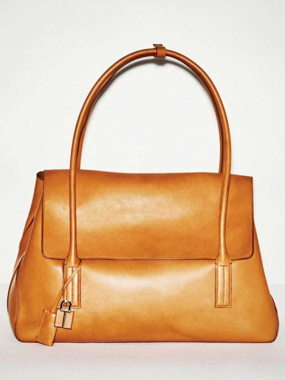 Caramel Natural Leather Eclipse Large Shoulder Bag sold by Fashion Clinic product image thumbnail 2