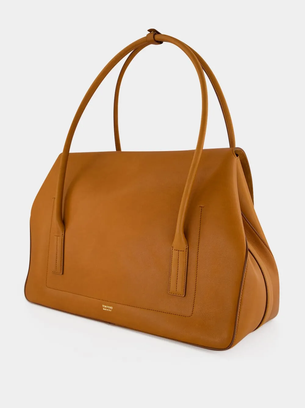 Caramel Natural Leather Eclipse Large Shoulder Bag sold by Fashion Clinic product image thumbnail 5