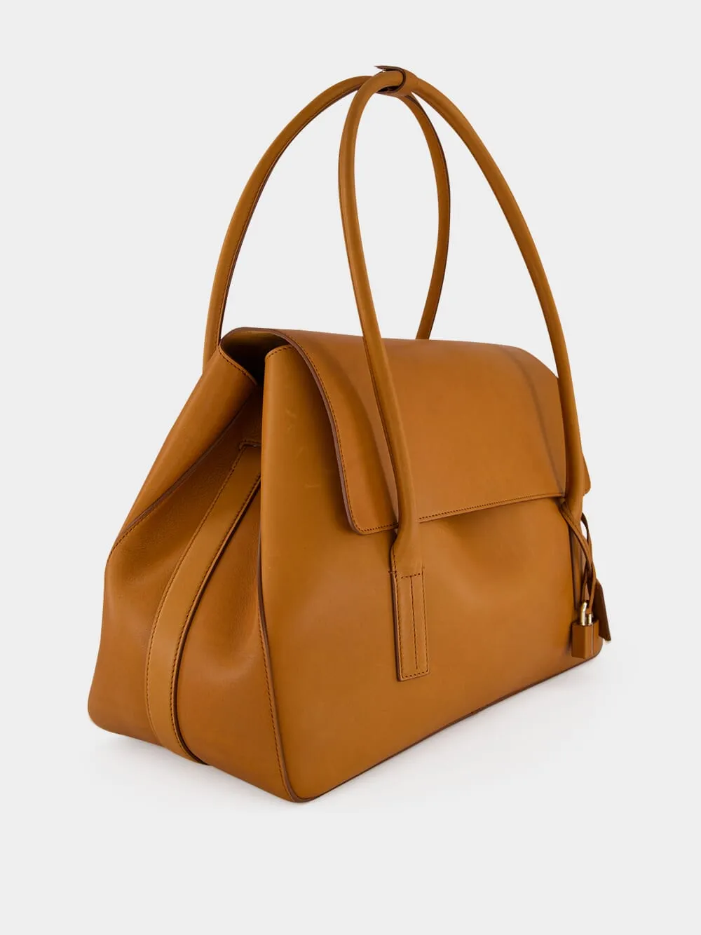 Caramel Natural Leather Eclipse Large Shoulder Bag sold by Fashion Clinic product image thumbnail 3