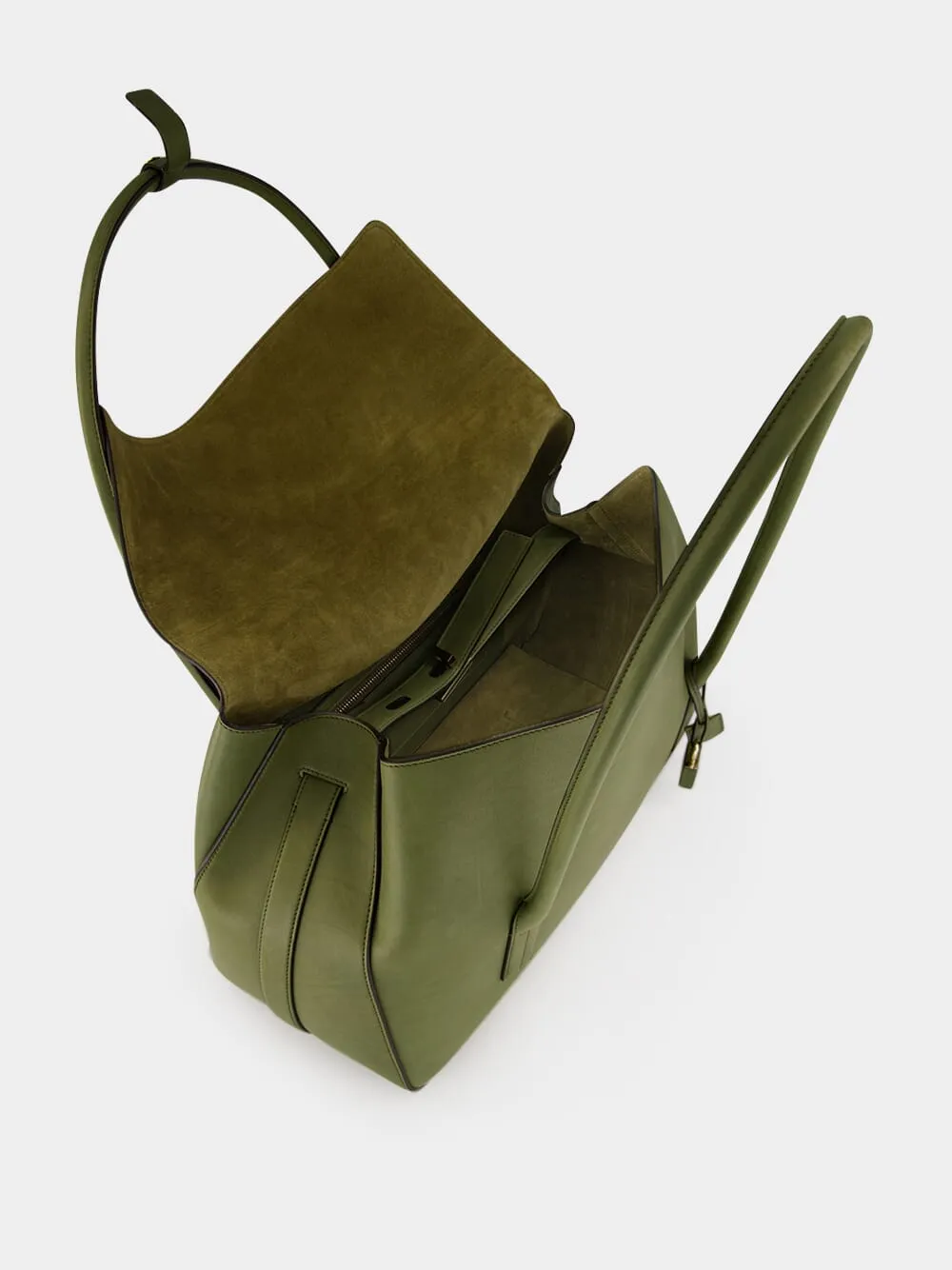Ivy Green Natural Leather Eclipse Large Shoulder Bag sold by Fashion Clinic product image thumbnail 5
