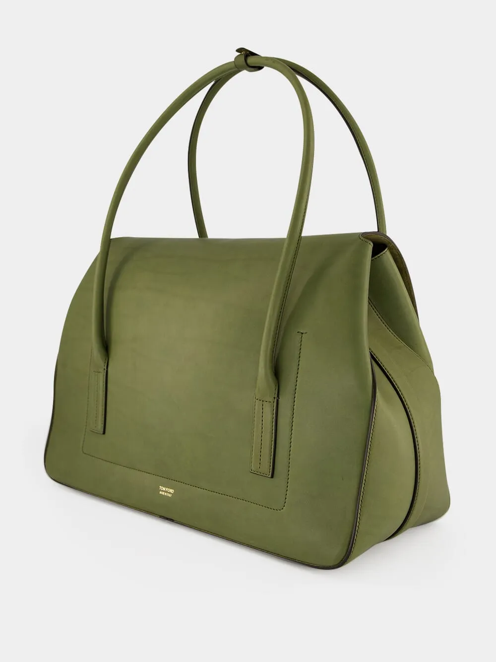 Ivy Green Natural Leather Eclipse Large Shoulder Bag sold by Fashion Clinic product image thumbnail 4