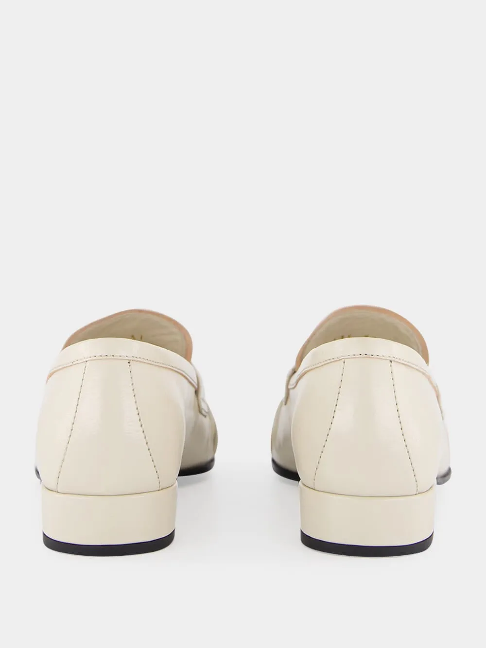 Ivory Leather Loafers sold by Fashion Clinic product image thumbnail 5