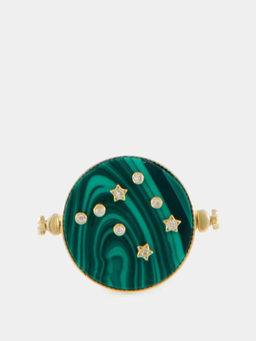 3-in-1 Gemini Zodiac Ring in 18K Yellow Gold sold by Fashion Clinic product image thumbnail 3