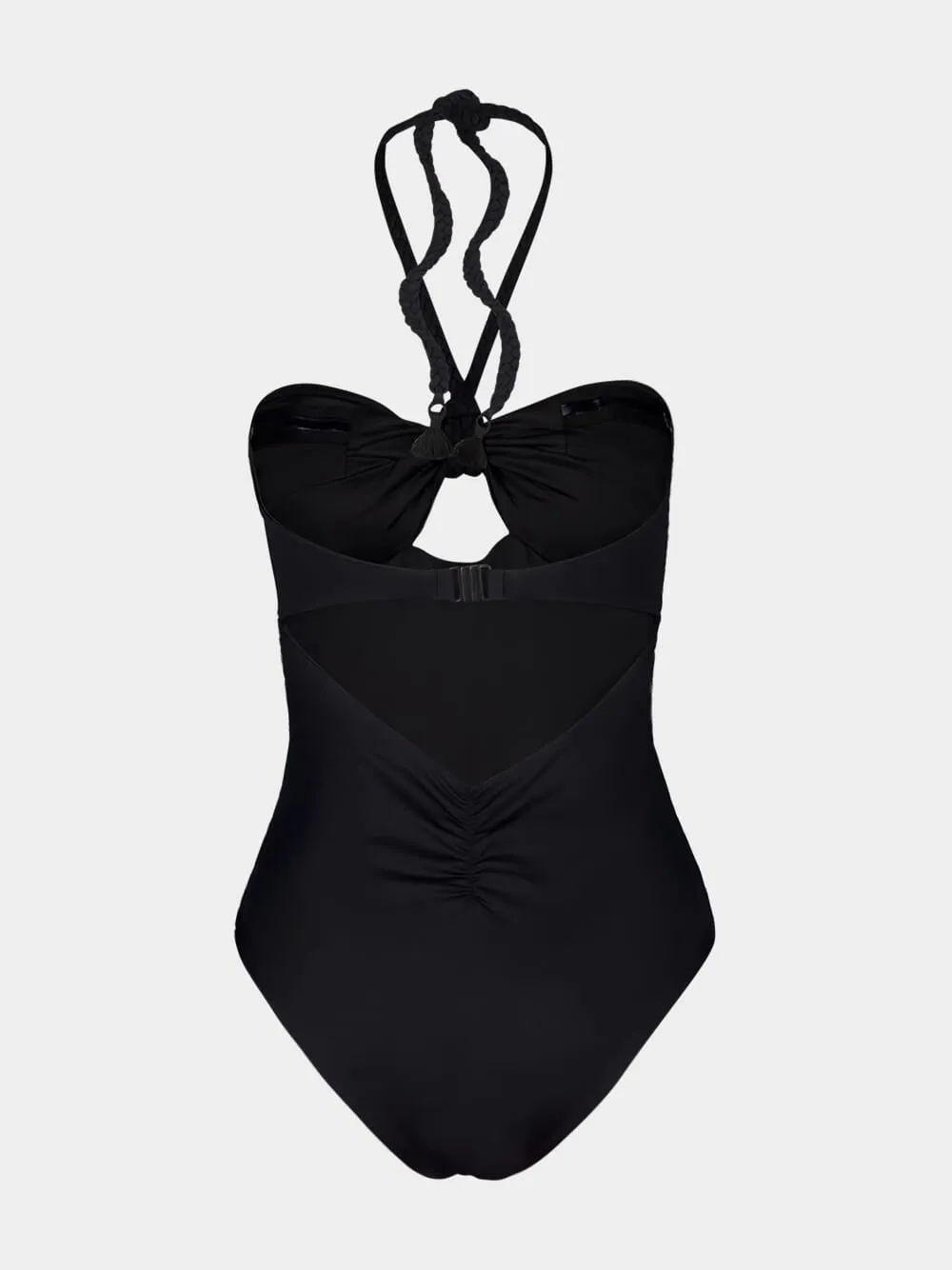 Black Open Ocean One-Piece Swimsuit sold by Fashion Clinic product image thumbnail 2