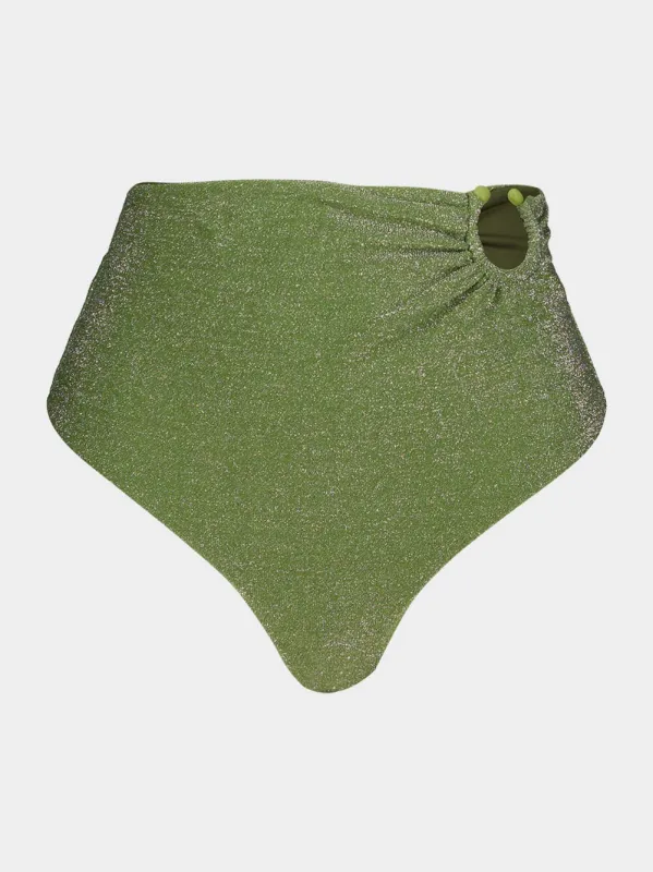 Taita High-Rise Bikini Bottom made by Johanna Ortiz