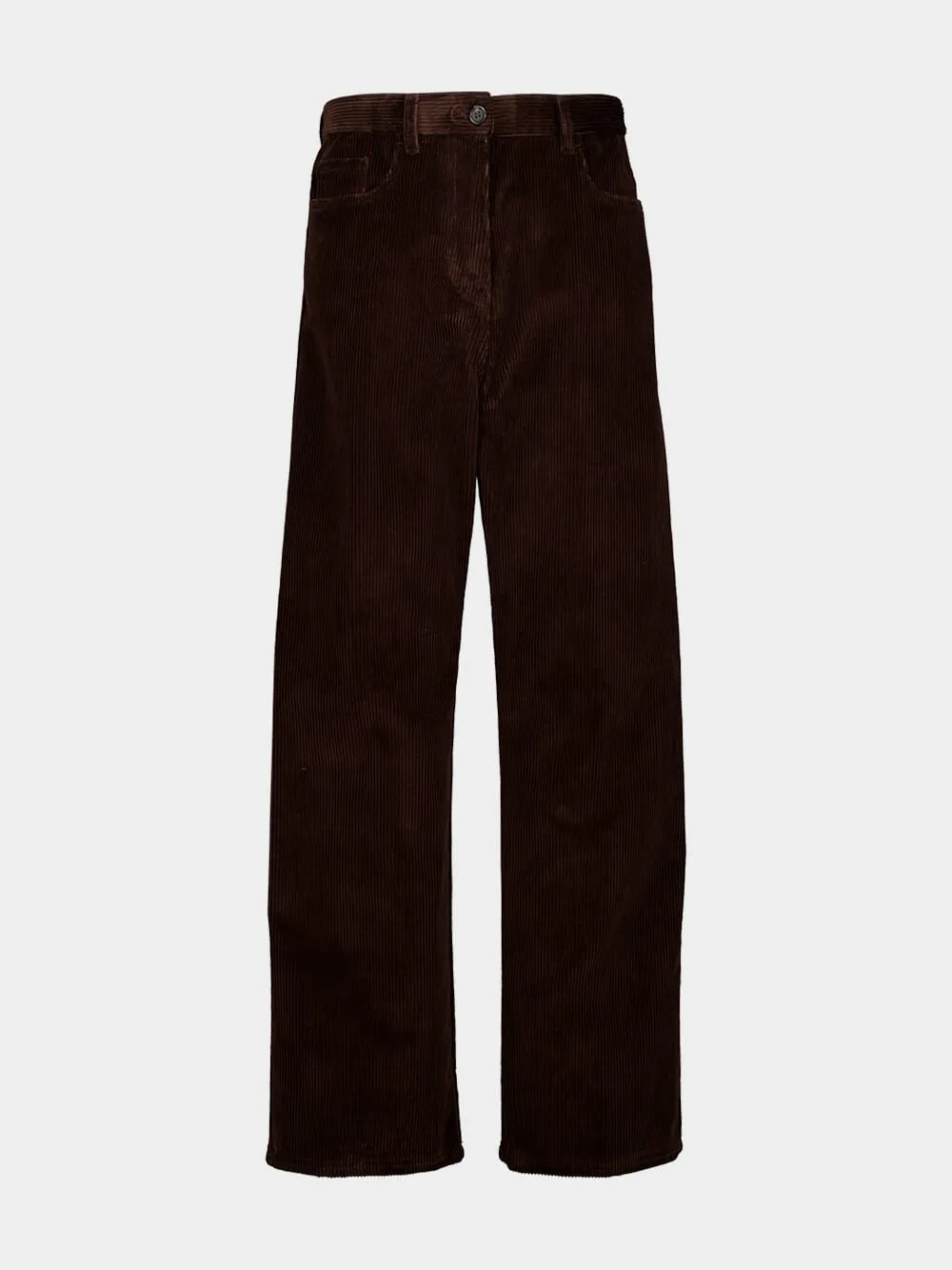 Cocoa Brown Corduroy Pants sold by Fashion Clinic