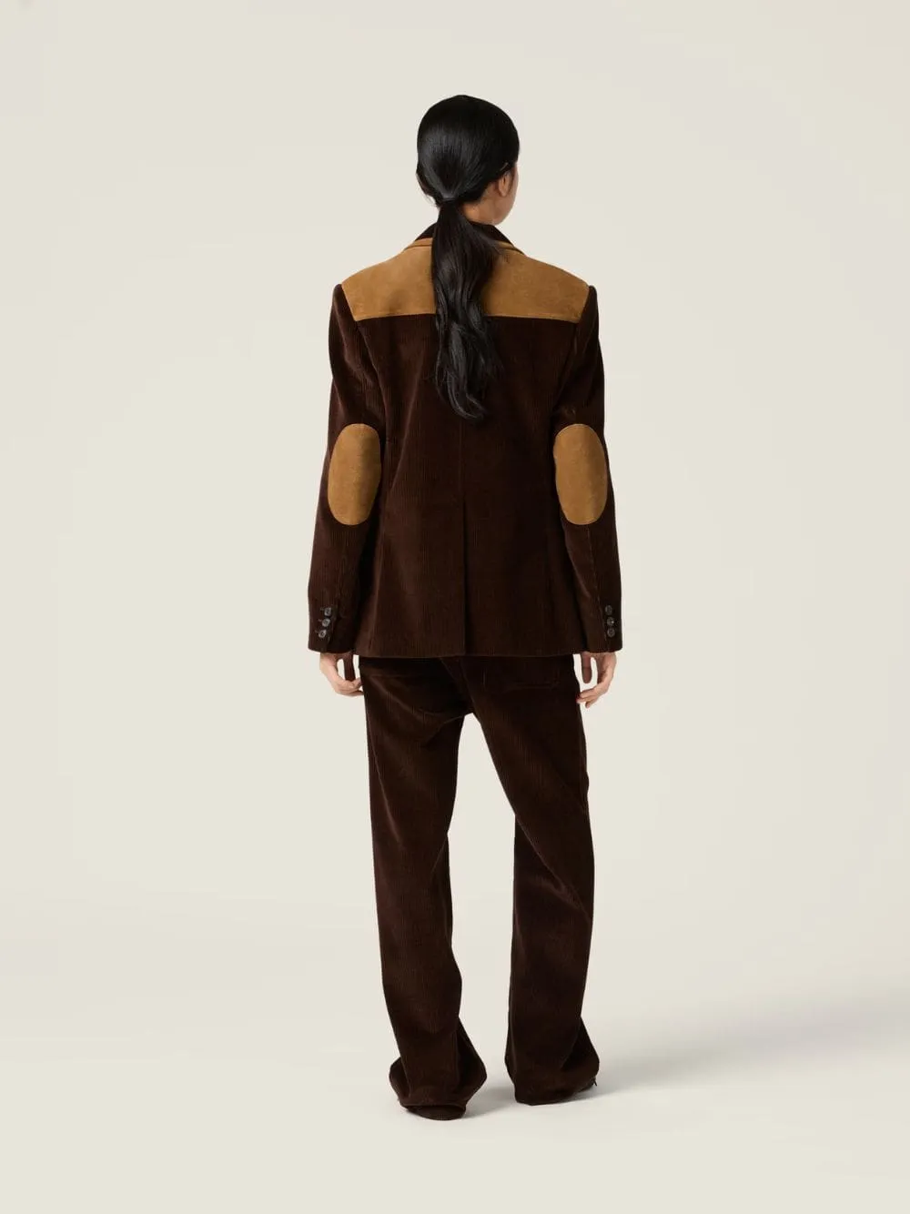 Cocoa Brown Corduroy Pants sold by Fashion Clinic product image thumbnail 4