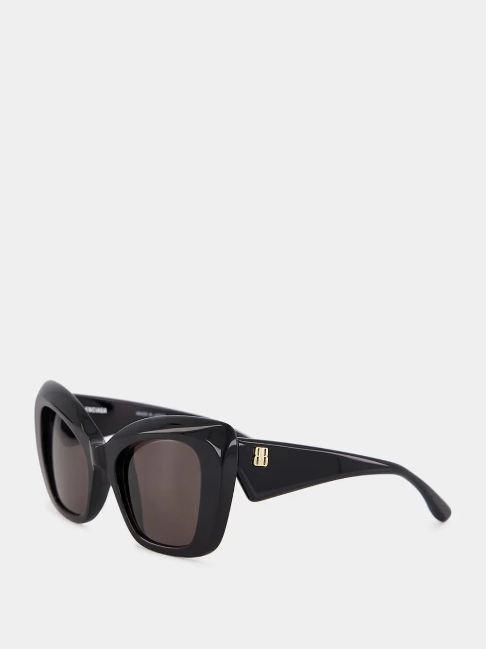Black Diva Butterfly Acetate Sunglasses sold by Fashion Clinic product image thumbnail 4